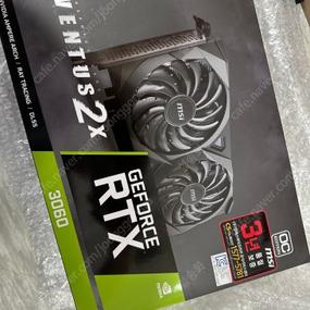 [미개봉] MSI GeForce RTX 3060 벤투스 2X OC D6 12GB